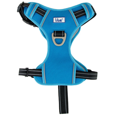 Ancol Viva Exercise & Travel Harness Blue M 45-65cm